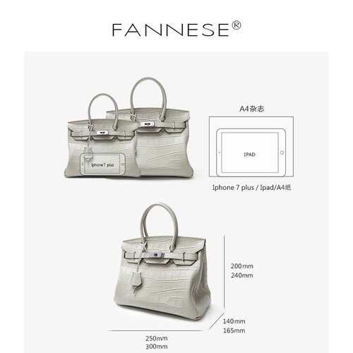 Кожаная платиновая модная сумка, коллекция 2023, воловья кожа, крокодиловый принт, из натуральной кожи