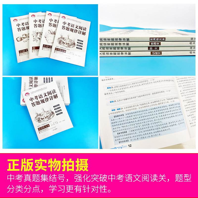 2023中考语文阅读答题规律详解初中语文阅读理解答题模板组合专项训练总复习初中必背古诗文记叙文初三散文说明文议论文实用性文本-图2