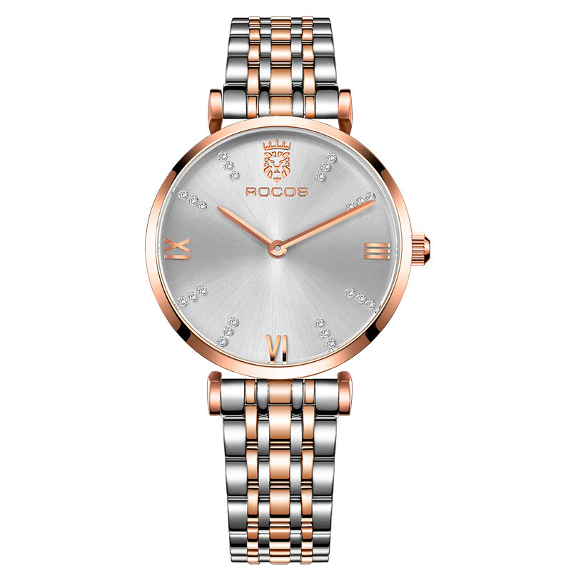 雷克斯女简约气质时尚潮流风女士表 东祥手表国产腕表