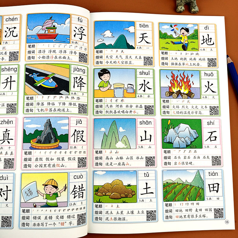 幼儿识字1500字幼儿园书籍宝宝看图识字大王认字大全学前儿童认字书早教绘本识千字宝宝学前识字1200字认识汉字拼音练习一日一练_虎窝淘
