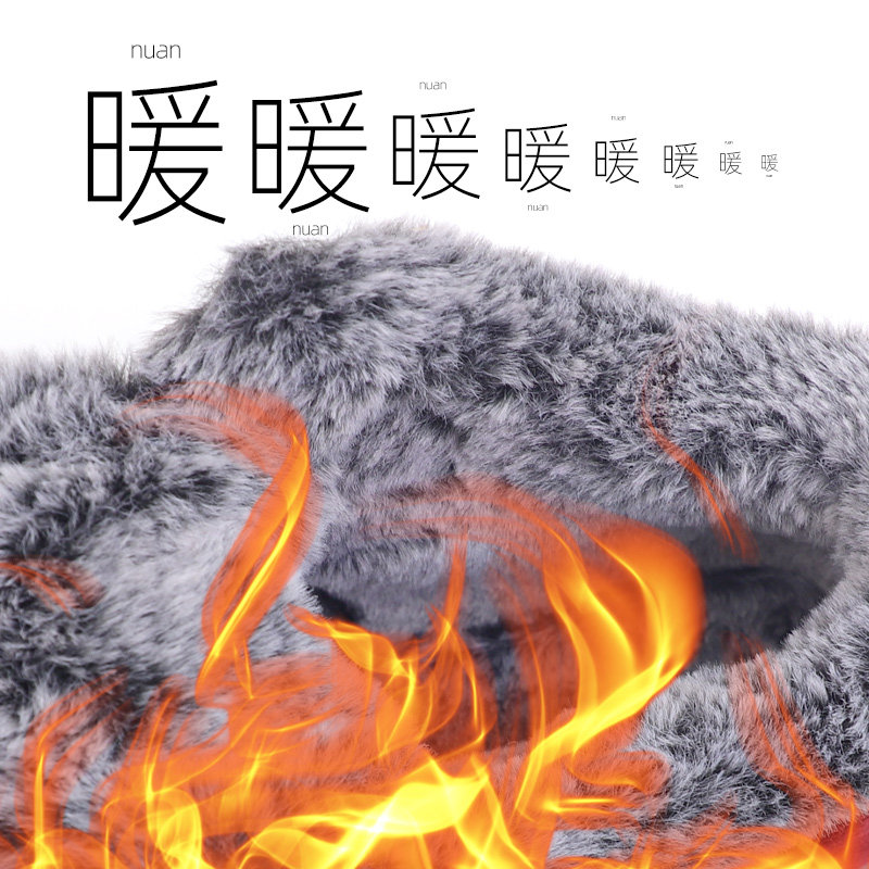 防滑保暖冬季软底爸爸棉鞋加绒男冬老北京爷爷中老年人轻便老人鞋 - 图1