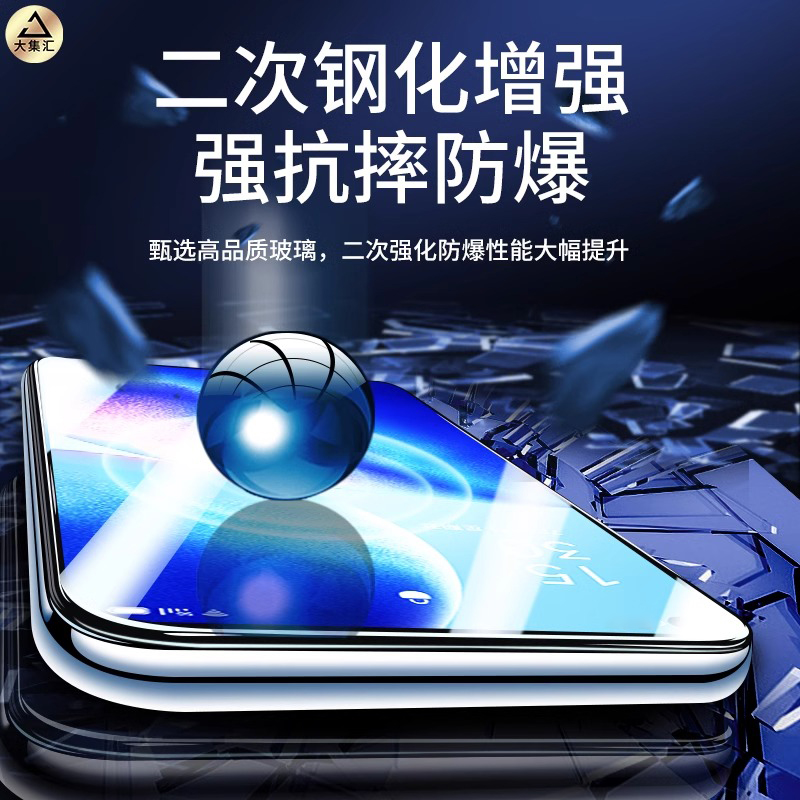 适用opporeno5钢化膜reno4手机膜reno5k全屏覆盖4se防窥oppo5g防偷窥55g窥屏opopreno防摔5k黑边无白边防指纹 - 图3