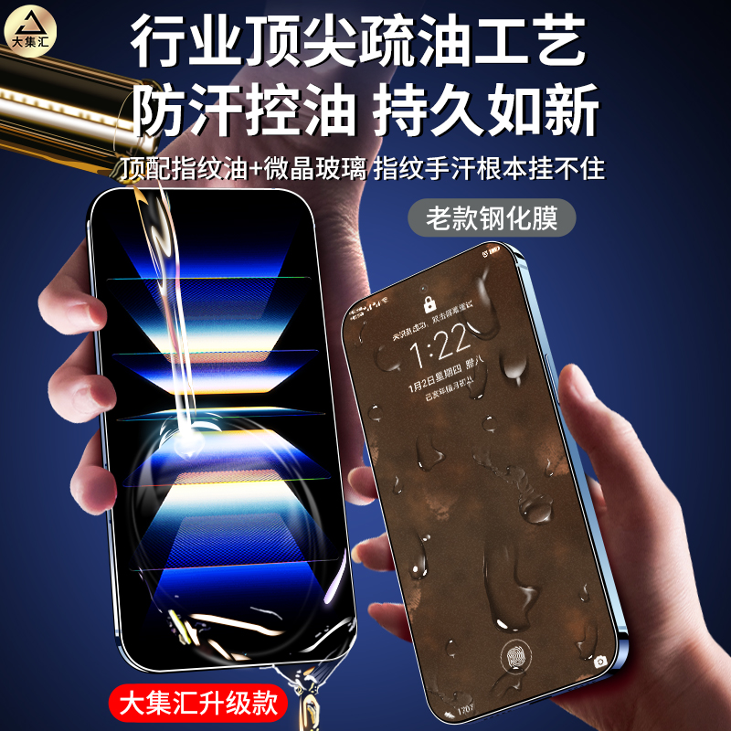 适用红米k60钢化膜小米k60pro手机膜Redmik60e全屏覆盖新款red防窥mi蓝光指纹k防爆pr0防摔保护6por贴膜新品 - 图1