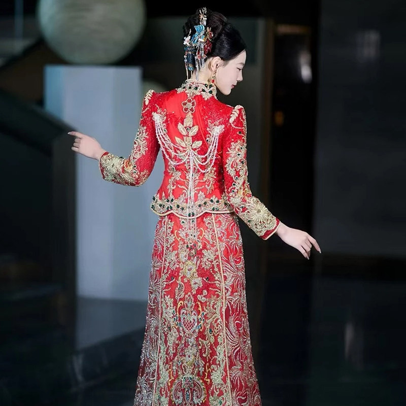 【南音】2025新款秀禾服敬酒服女中式礼服马来褂婚礼裙重工嫁衣,淘宝优惠券,粉丝福利购,淘宝优惠卷