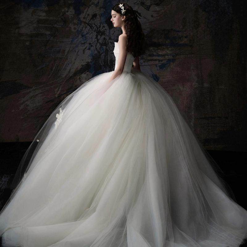 【安娜少女】2025新款新娘结婚婚纱抹胸仙气显瘦森系公主主纱拖尾,淘宝优惠券,粉丝福利购,淘宝优惠卷