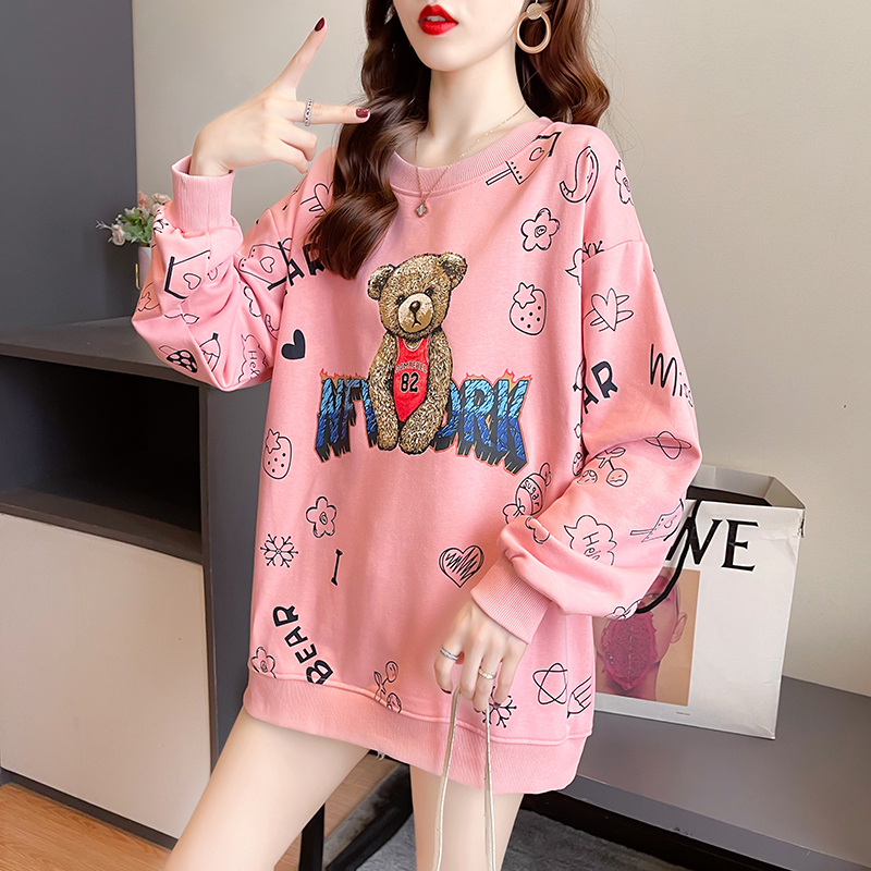 早秋装长袖t恤女2021新款潮打底衫 俏雅蜜T恤