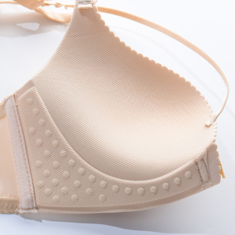 夏季聚拢中厚露背内衣少女无钢圈 樱尚雅文胸套装