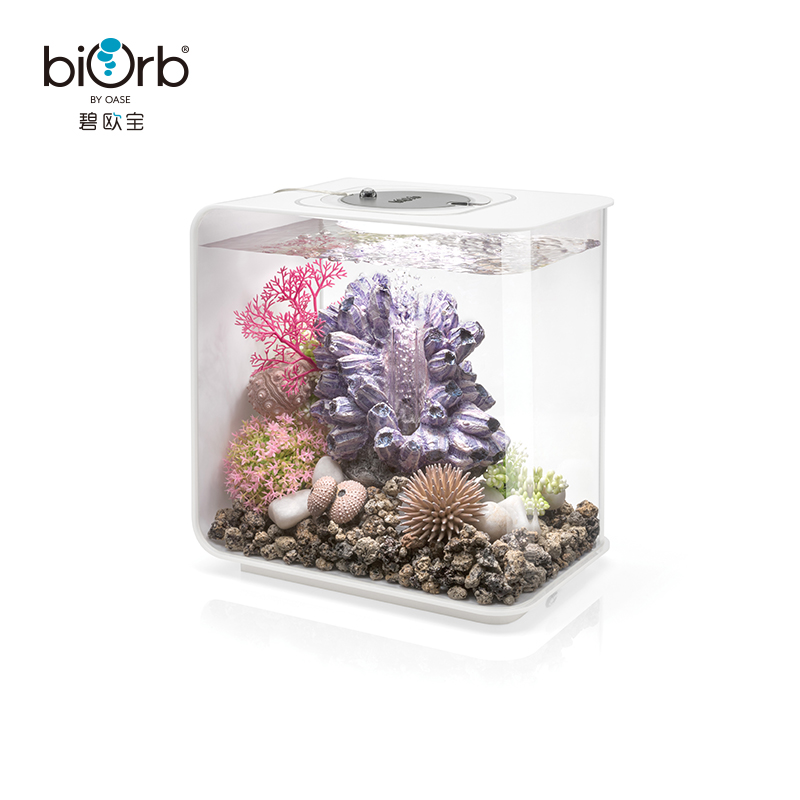 biorb15L热带鱼小鱼缸迷你缸客厅小型水族箱懒人生态金鱼缸造景-图2