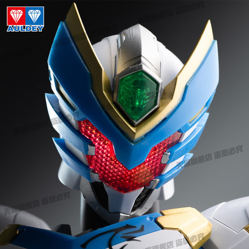 奥迪双钻铠甲勇士铠拼飞影双形态拼装手办模型疾电飞影可动人偶 - 图1