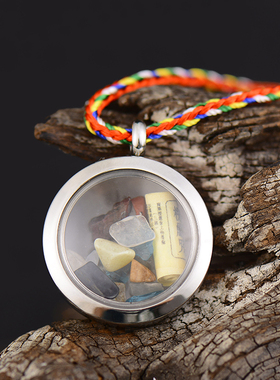 空心吊坠可打开容器儿童脖子