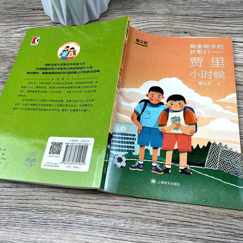 糊里糊涂的铁哥们：贾里小时候 秦文君著 三年级百班千人共读书目小学生3年级暑期共读书系上海译文出版社kq52 - 图2