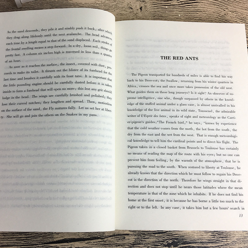 昆虫记SOCIAL LIFE IN THE INSECT WORLD正版书纯英文版原版全英语原文经典世界名著外国文学原著小说读物高中生大学生