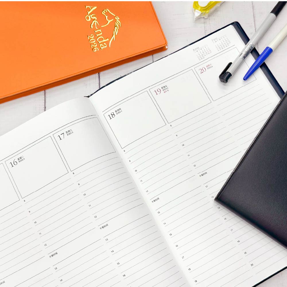 新款SEASON台湾四季2026年16K(B5)25K(A5)直周志日程本周计划本行动日志学习计划本品质保证批量可定制logo - 图1