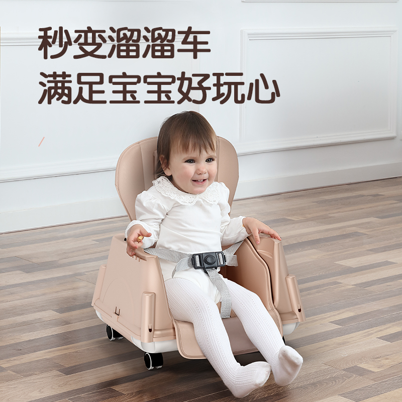 卡神妈咪旗舰店宝宝餐椅吃饭可折叠便携式家用婴儿椅子多功能餐桌椅座椅儿童饭桌2