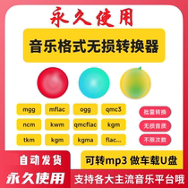 On-board music format conversion ncm qmc kgm flac m4a turns mp3 audio video mp4 converter