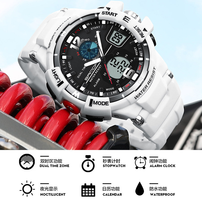 青少年儿童学生机械男士防水电子表 拉维亚手表国产腕表