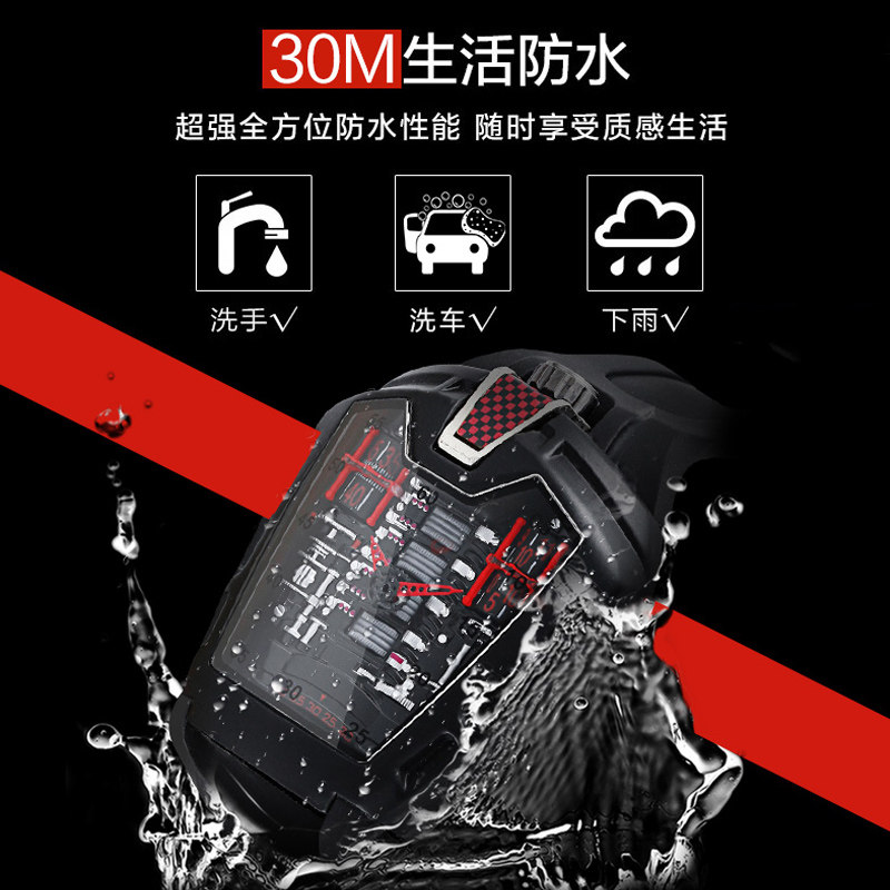 霸气特种兵男全自动机械防水手表 拉维亚手表国产腕表