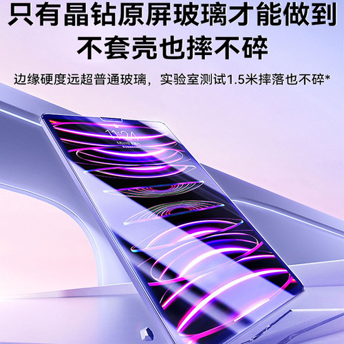 适用ipad10钢化膜ipadpro2022款苹果9平板2021ipadair5保护ipadmini6AR膜全屏第九代pro五8八十六抗指纹护眼 - 图0