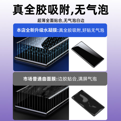 欧炫适用华为nova9手机膜nova10钢化膜nova7水凝9pro全屏se覆盖nove6软膜8活力版note5曲面5i蓝光5防窥全胶贴 - 图2