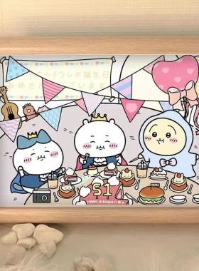 chiikawa乌萨奇生日相框摆件