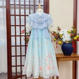 Детское летнее тонкое ханьфу, юбка, детская одежда