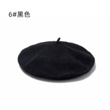 Детский демисезонный черный берет, белая цветная осенняя детская шапка для девочек, в западном стиле