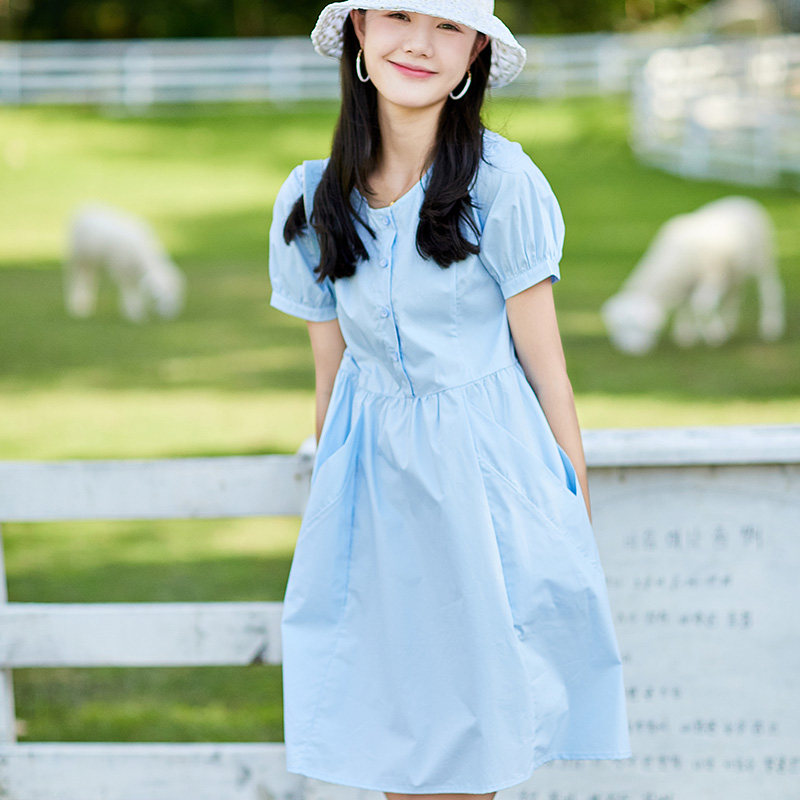 孕妇2022新款夏季潮妈洋气薄连衣裙 孕雅姿连衣裙