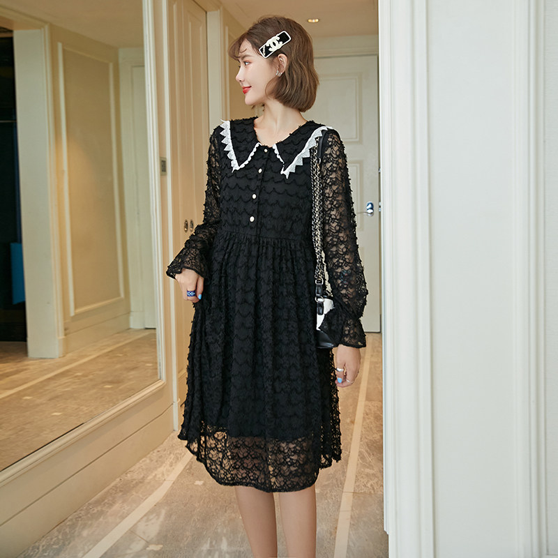 2021孕妇装春装蕾丝裙子 孕雅姿连衣裙