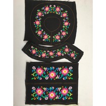 Ethnic Collar Collar Collar Brooch Embroidered Embroidered Embroidered Embroidered Sheet Fabric