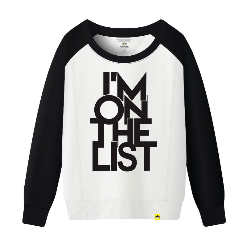 ohlyah 2019新款女长袖字母品牌卫衣 ohlyah卫衣/绒衫