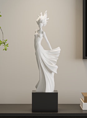 轻奢小众艺术客厅玄关装饰品摆件