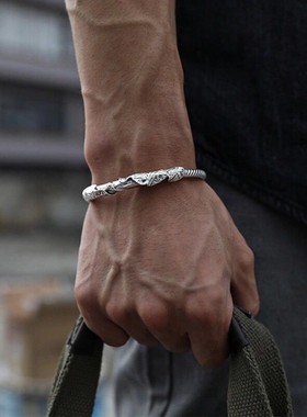 莲花手环女心经麻花镯子男士礼物