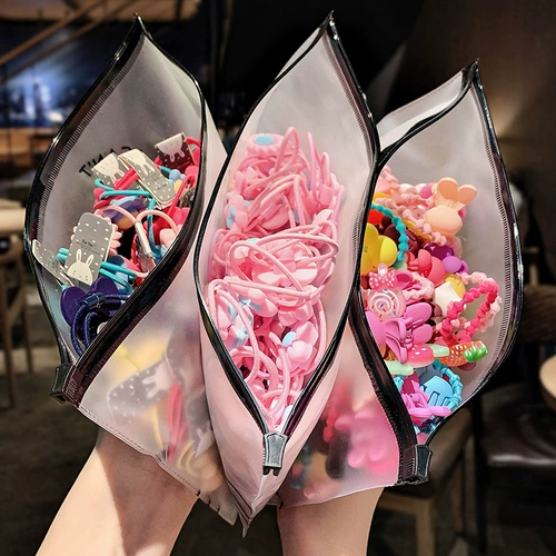 Детская милая резинка для волос, детский аксессуар для волос, в цветочек