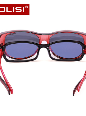 POLISI近视太阳镜套镜偏光司机镜