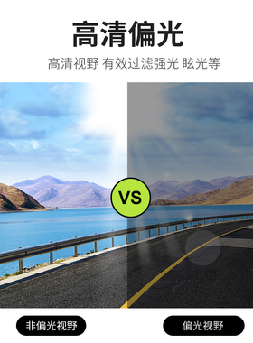 POLISI偏光变色日夜两用骑行眼镜