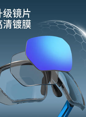 骑行眼镜近视一体式偏光太阳镜