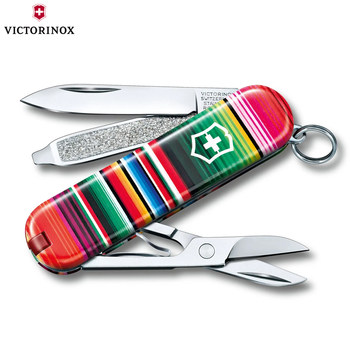 Victorinox Swiss Army Knife ແທ້ 2021 Limited Edition Colorful Mini Model Multifunctional Portable Folding Sergeant's Knife