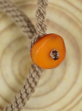 大地系列 | 天然蜜蜡枣珠纯手工编织固定手围手绳原创设计不撞款