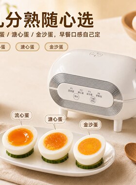 预约智能迷你小型煮蛋器学生家用办公蒸蛋早餐鸡蛋金沙蛋蒸蛋器