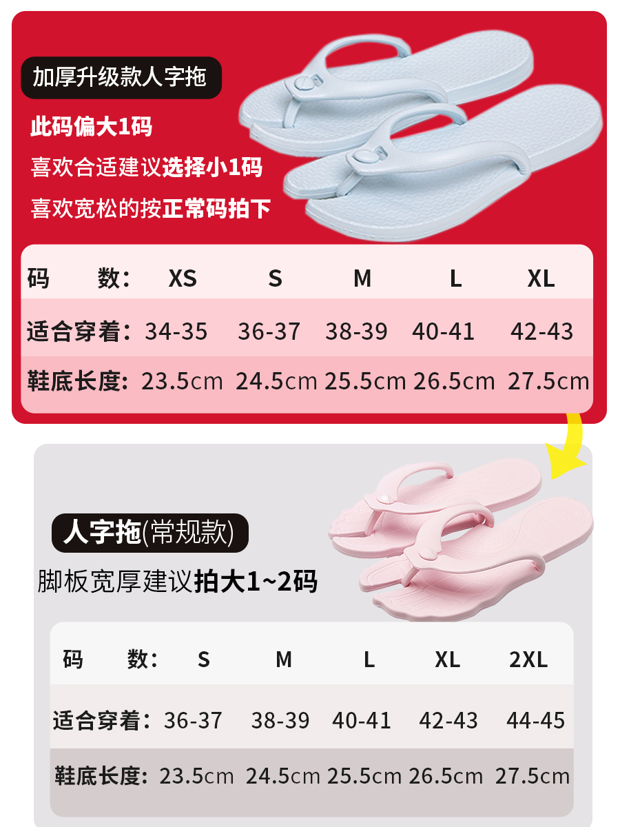 便携可折叠拖鞋旅游游泳洗澡防滑鞋女旅行非神器浴室出差用品-图3