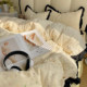 Retro Polka Dot Lace Four-Piece Set Double Layer Quilt Cover