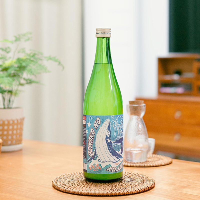 日本清酒原装进口 北岛琵琶湖之鲸纯米酒720ml浊酒日本酒日式清酒