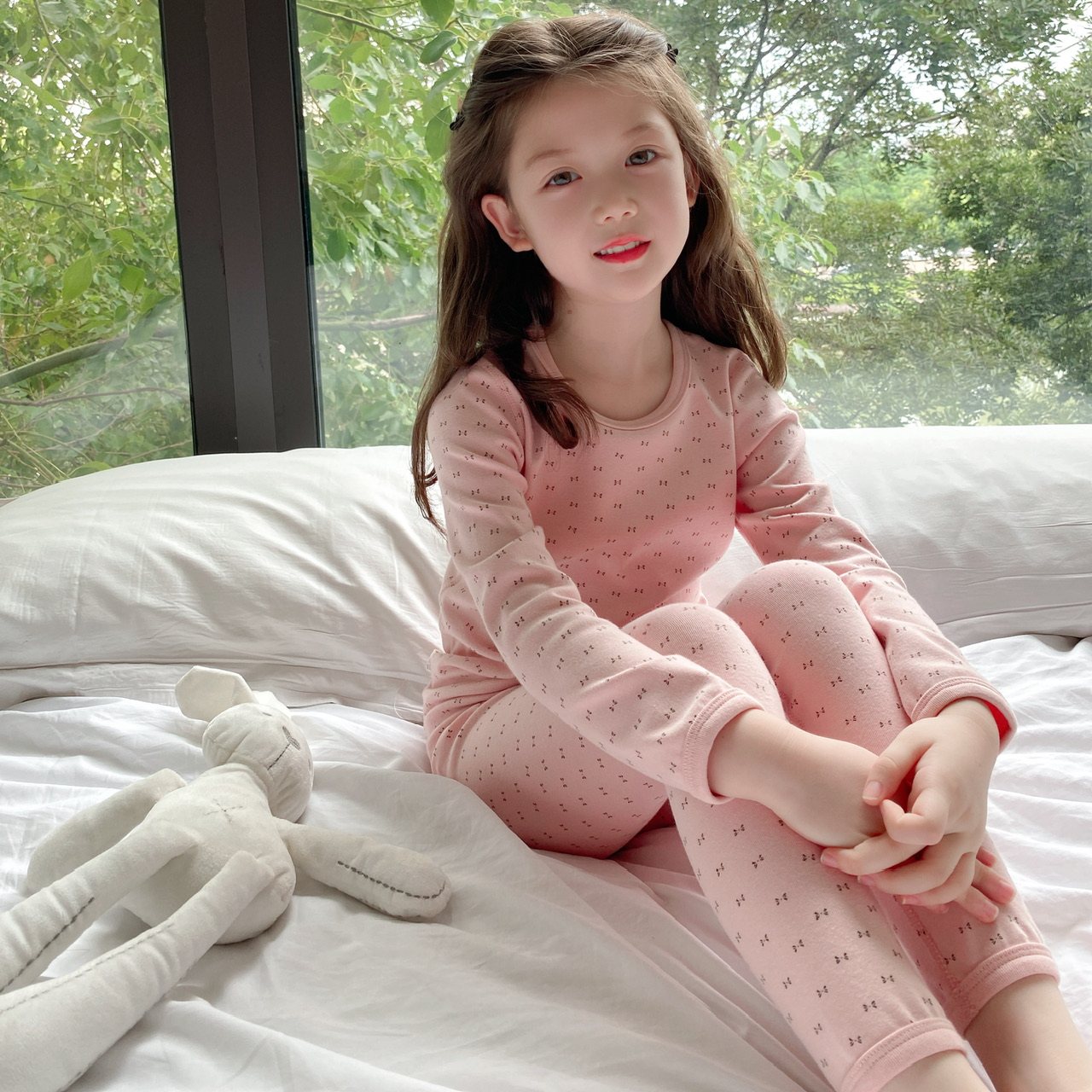 ins网红宝宝家居服韩版卡通睡衣儿童春秋新款男女童无骨秋衣秋裤,淘宝优惠券,粉丝福利购,淘宝优惠卷