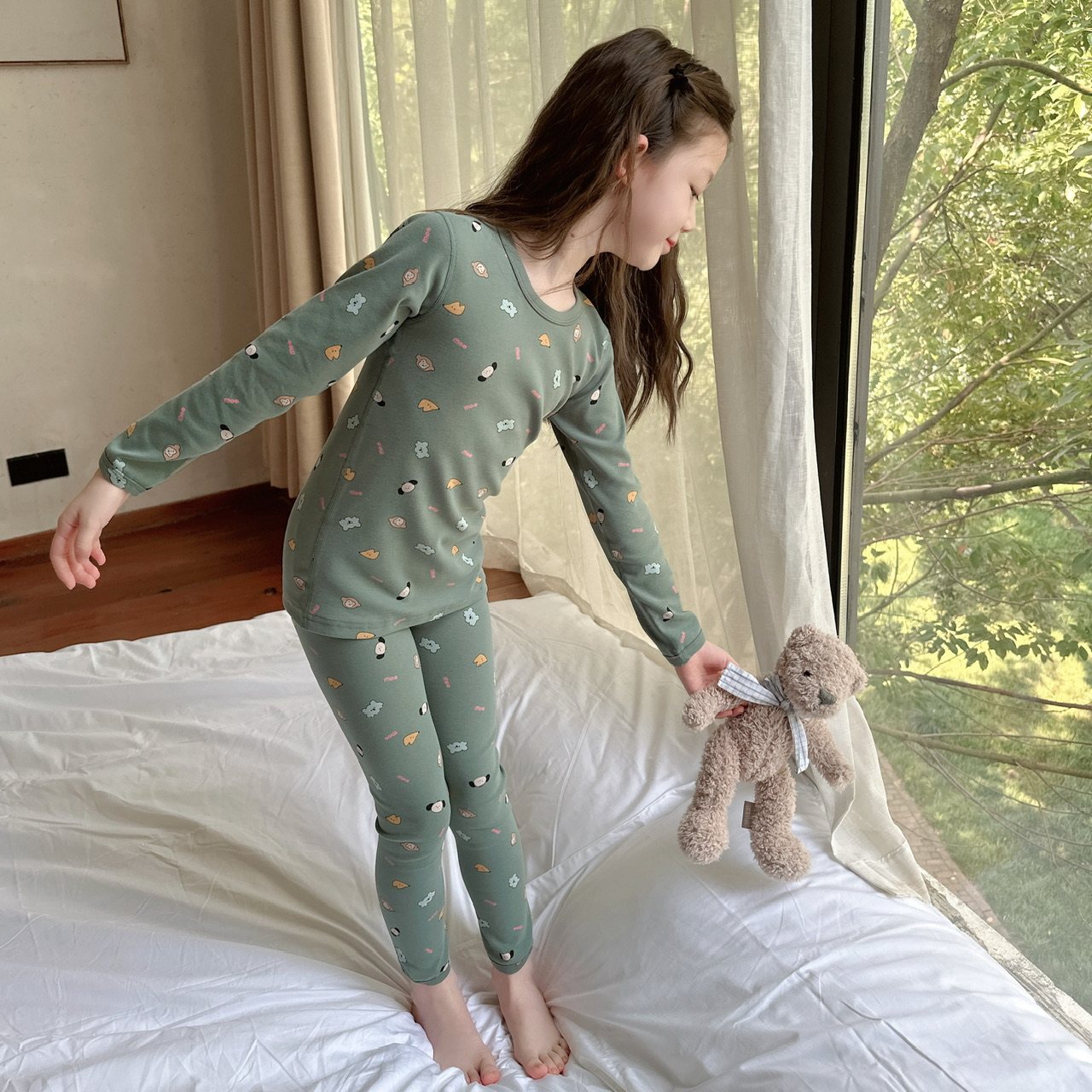 秋冬新品儿童纯棉无骨秋衣秋裤A类高品质磨毛保暖内衣套装家居服,淘宝优惠券,粉丝福利购,淘宝优惠卷