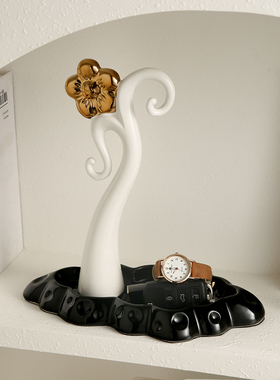 创意入户玄关收纳托盘摆件