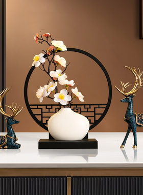 新中式梅花屏风装饰品摆件
