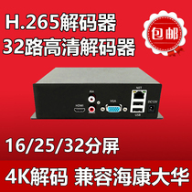 Network video decoder monitor decoder 32-way network decoder high-definition decoder TV wall