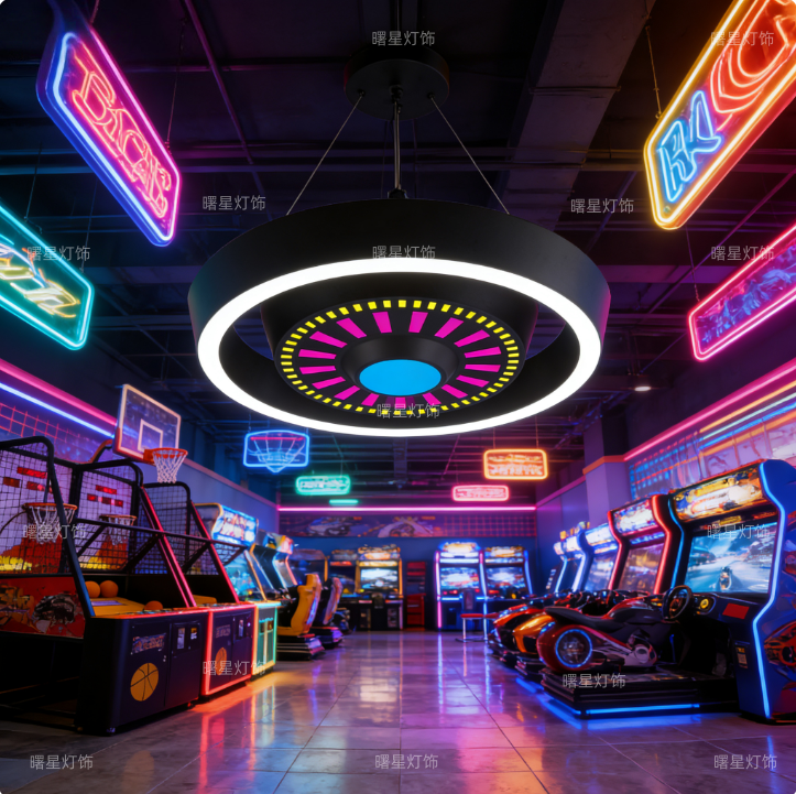 电玩城氛围灯模块造型灯电竞馆游戏厅儿童乐园游乐场商场科技感灯 - 图2