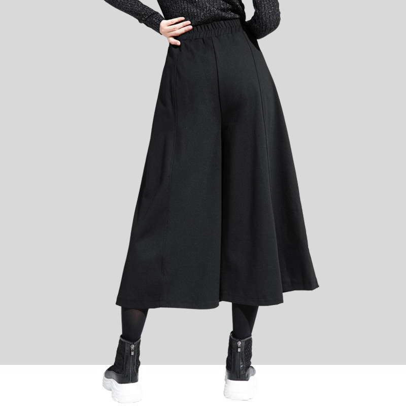 欧洲站秋冬新款高腰大阔腿裤休闲裤 雅洛丝菲休闲裤