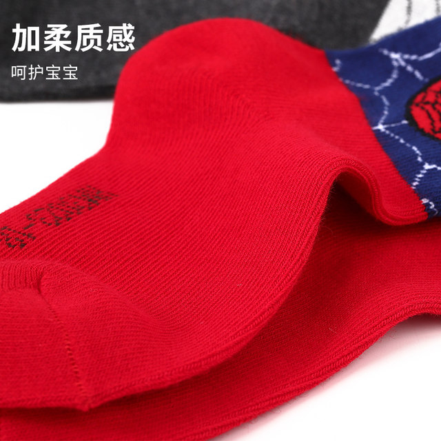 Disney Cotton Boys Marvel Autumn Children's Socks